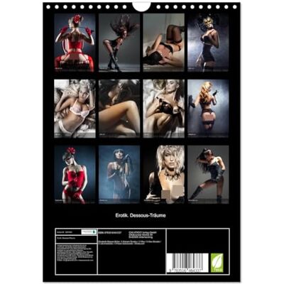 CALVENDO Erotik. Dessous-Träume (Wandkalender 2026 DIN A4 hoch), Monatskalender: Schöne Frauen in verführerischer Reizwäsche ( Erotik) CALVENDO Erotik. Dessous-Träume (Wandkalender 2026 DIN A4 hoch), Monatskalender: Schöne Frauen in verführerischer Reizwäsche ( Erotik)
