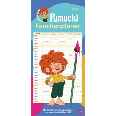 Heye Pumuckl Familienplaner 2025: Meister Eder und der freche Kobold sind zurück! Terminkalender mit 5 Spalten und nostalgischen Illustrationen aus dem TV-Serienklassiker der 80er Jahre Heye Pumuckl Familienplaner 2025: Meister Eder und der freche Kobold sind zurück! Terminkalender mit 5 Spalten und nostalgischen Illustrationen aus dem TV-Serienklassiker der 80er Jahre