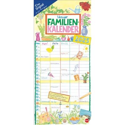 Heye Gabi Kohwagner Unser Familienkalender 2025: Liebevoll illustrierter Kalender für Familien mit handschriftlichen Details. Wandkalender 2025 mit 5 Spalten. (Familienplaner ) Heye Gabi Kohwagner Unser Familienkalender 2025: Liebevoll illustrierter Kalender für Familien mit handschriftlichen Details. Wandkalender 2025 mit 5 Spalten. (Familienplaner )