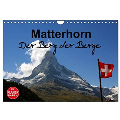 CALVENDO Matterhorn. Der Berg der Berge (Wandkalender 2026 DIN A4 quer), Monatskalender: Matterhorn. Faszinierend, atemberaubend, anziehend. Wer kennt ... Wahrzeichen der Schweiz. ( Natur) CALVENDO Matterhorn. Der Berg der Berge (Wandkalender 2026 DIN A4 quer), Monatskalender: Matterhorn. Faszinierend, atemberaubend, anziehend. Wer kennt ... Wahrzeichen der Schweiz. ( Natur)