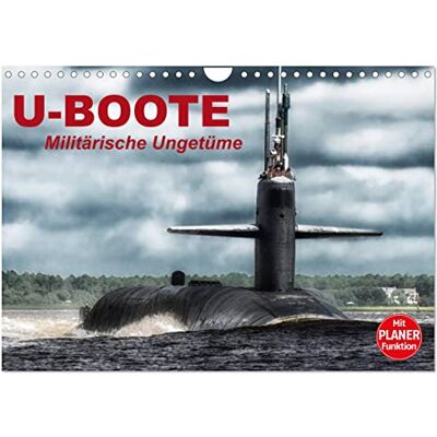 CALVENDO U-Boote. Militärische Ungetüme (Wandkalender 2026 DIN A4 quer), Monatskalender: Militärische Kolosse auf Tauchgang ( Technologie) CALVENDO U-Boote. Militärische Ungetüme (Wandkalender 2026 DIN A4 quer), Monatskalender: Militärische Kolosse auf Tauchgang ( Technologie)