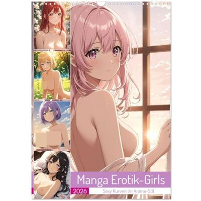 CALVENDO Manga Erotik-Girls Sexy Kurven im Anime-Stil (Wandkalender 2026 DIN A3 hoch), Monatskalender: Erotische Manga Mädchen mit nackten Brüsten als sexy Cartoon-Bilder ( Erotik) CALVENDO Manga Erotik-Girls Sexy Kurven im Anime-Stil (Wandkalender 2026 DIN A3 hoch), Monatskalender: Erotische Manga Mädchen mit nackten Brüsten als sexy Cartoon-Bilder ( Erotik)