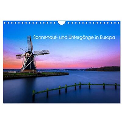 CALVENDO Sonnenauf- und Untergänge in Europa (Wandkalender 2026 DIN A4 quer), Monatskalender: Sonnenauf- und Untergänge an einigen der schönsten Plätze Europas ( Orte) CALVENDO Sonnenauf- und Untergänge in Europa (Wandkalender 2026 DIN A4 quer), Monatskalender: Sonnenauf- und Untergänge an einigen der schönsten Plätze Europas ( Orte)
