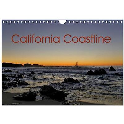 CALVENDO California Coasline (Wall Calendar 2026 DIN A4 Landscape), 12 Month Wall Calendar: Landscape Photography of the coastline between Half Moon Bay and Big Sur ( Places) CALVENDO California Coasline (Wall Calendar 2026 DIN A4 Landscape), 12 Month Wall Calendar: Landscape Photography of the coastline between Half Moon Bay and Big Sur ( Places)