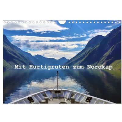 CALVENDO Mit Hurtigruten zum Nordkap (Wandkalender 2026 DIN A4 quer), Monatskalender: Eine Traumreise zum Nordkap mit MS Kong Harald ( Orte) CALVENDO Mit Hurtigruten zum Nordkap (Wandkalender 2026 DIN A4 quer), Monatskalender: Eine Traumreise zum Nordkap mit MS Kong Harald ( Orte)
