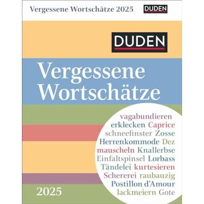 Harenberg Duden Vergessene Wortschätze Tagesabreißkalender 2025: Kalender für jeden Tag, mit in Vergessenheit geratenen Wörtern. Kleiner Tischkalender zum Aufstellen oder Aufhängen. Harenberg Duden Vergessene Wortschätze Tagesabreißkalender 2025: Kalender für jeden Tag, mit in Vergessenheit geratenen Wörtern. Kleiner Tischkalender zum Aufstellen oder Aufhängen.