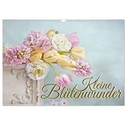 CALVENDO Kalender 2027 · Kleine Blütenwunder Bezaubernde Motive in zarten Pastellfarben bringen einen Hauch von Landhaus-Romantik… · DIN A3 quer · Wandkalender CALVENDO Kalender 2027 · Kleine Blütenwunder Bezaubernde Motive in zarten Pastellfarben bringen einen Hauch von Landhaus-Romantik… · DIN A3 quer · Wandkalender