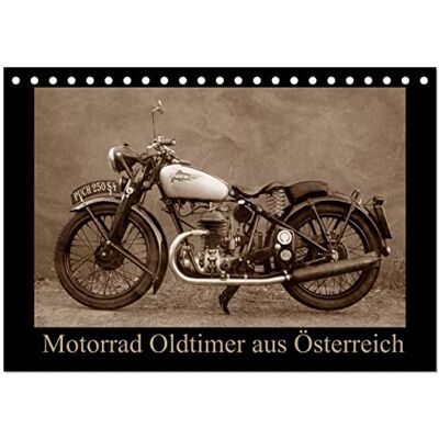 CALVENDO Motorrad Oldtimer aus Österreich (Tischkalender 2026 DIN A5 quer), Monatskalender: Motorrad Veteranen und Klassiker der besonderen Art ( Mobilitaet) CALVENDO Motorrad Oldtimer aus Österreich (Tischkalender 2026 DIN A5 quer), Monatskalender: Motorrad Veteranen und Klassiker der besonderen Art ( Mobilitaet)
