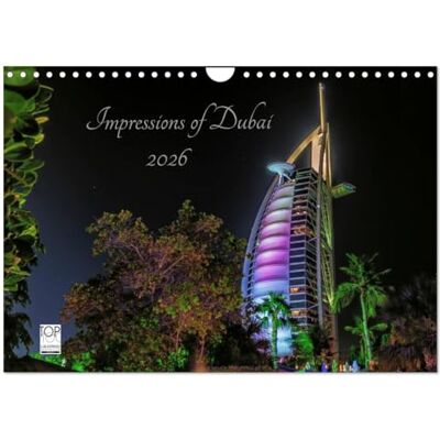 CALVENDO Impressions of Dubai 2026 (Wandkalender 2026 DIN A4 quer), Monatskalender: Dubai-Impressionen ( Orte) CALVENDO Impressions of Dubai 2026 (Wandkalender 2026 DIN A4 quer), Monatskalender: Dubai-Impressionen ( Orte)