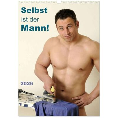 CALVENDO Selbst ist der Mann! (Wandkalender 2026 DIN A3 hoch), Monatskalender: 12 nackte Männer bei Hobby und Haushalt ( Erotik) CALVENDO Selbst ist der Mann! (Wandkalender 2026 DIN A3 hoch), Monatskalender: 12 nackte Männer bei Hobby und Haushalt ( Erotik)