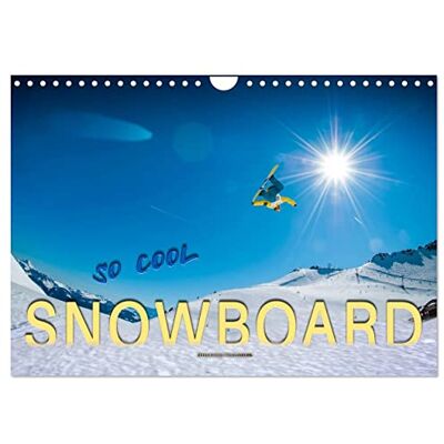 CALVENDO Snowboard so cool (Wandkalender 2026 DIN A4 quer), Monatskalender: Snowboarden das schönste Hobby der Welt. ( Sport) CALVENDO Snowboard so cool (Wandkalender 2026 DIN A4 quer), Monatskalender: Snowboarden das schönste Hobby der Welt. ( Sport)