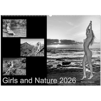 CALVENDO Girls and Nature (Wandkalender 2026 DIN A2 quer), Monatskalender: Bezaubernde Mädchen in fantastischer ursprünglicher Natur. ( Erotik) CALVENDO Girls and Nature (Wandkalender 2026 DIN A2 quer), Monatskalender: Bezaubernde Mädchen in fantastischer ursprünglicher Natur. ( Erotik)
