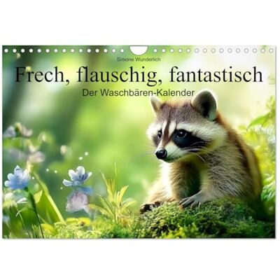 CALVENDO Frech, flauschig, fantastisch Der Waschbären-Kalender (Wandkalender 2026 DIN A4 quer), Monatskalender: Ein Jahr mit den frechen Waschbären ( Tiere) CALVENDO Frech, flauschig, fantastisch Der Waschbären-Kalender (Wandkalender 2026 DIN A4 quer), Monatskalender: Ein Jahr mit den frechen Waschbären ( Tiere)