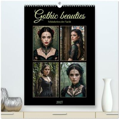CALVENDO Kalender 2027 · Gothic beauties Schönheiten der Nacht Mystische Gothic Portraits · DIN A2 hoch · Premium Wandkalender CALVENDO Kalender 2027 · Gothic beauties Schönheiten der Nacht Mystische Gothic Portraits · DIN A2 hoch · Premium Wandkalender