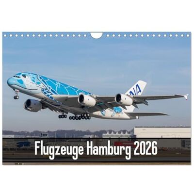 CALVENDO Flugzeuge Hamburg 2026 (Wandkalender 2026 DIN A4 quer), Monatskalender: 12 beeindruckende Motive, made in Hamburg ( Mobilitaet) CALVENDO Flugzeuge Hamburg 2026 (Wandkalender 2026 DIN A4 quer), Monatskalender: 12 beeindruckende Motive, made in Hamburg ( Mobilitaet)