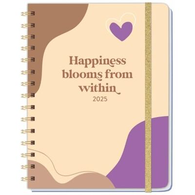 Heye Happiness blooms from within Spiral-Kalenderbuch A5 2025: Taschenkalender 2025 mit Spiralbindung und viel Platz für Termine. Praktischer ... und Stickerbögen. (Kalenderbücher ) Heye Happiness blooms from within Spiral-Kalenderbuch A5 2025: Taschenkalender 2025 mit Spiralbindung und viel Platz für Termine. Praktischer ... und Stickerbögen. (Kalenderbücher )