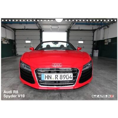 CALVENDO Vollblut-Sportler (Wandkalender 2026 DIN A4 quer), Monatskalender: Audi R8 Spyder V10 5.2 FSI ( Mobilitaet) CALVENDO Vollblut-Sportler (Wandkalender 2026 DIN A4 quer), Monatskalender: Audi R8 Spyder V10 5.2 FSI ( Mobilitaet)