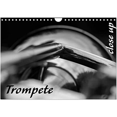 CALVENDO Trompete Close up (Wandkalender 2026 DIN A4 quer), Monatskalender: Detailaufnahmen einer Trompete ( Hobbys) CALVENDO Trompete Close up (Wandkalender 2026 DIN A4 quer), Monatskalender: Detailaufnahmen einer Trompete ( Hobbys)