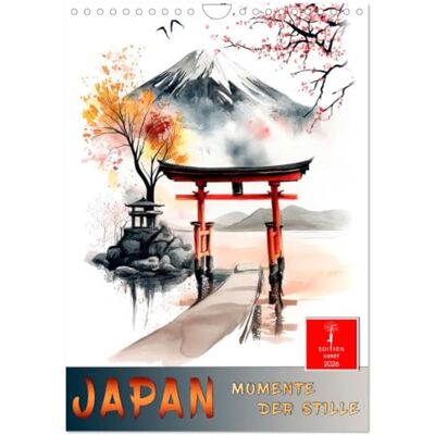 CALVENDO Japan Momente der Stille (Wandkalender 2026 DIN A4 hoch), Monatskalender: Meisterwerke der japanischen Malerei und Kunst. ( Kunst) CALVENDO Japan Momente der Stille (Wandkalender 2026 DIN A4 hoch), Monatskalender: Meisterwerke der japanischen Malerei und Kunst. ( Kunst)