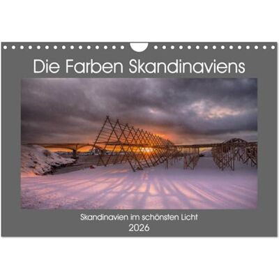 CALVENDO Die Farben Skandinaviens (Wandkalender 2026 DIN A4 quer), Monatskalender: Eindrucksvolle Lichtstimmungen Skandinaviens ( Natur) CALVENDO Die Farben Skandinaviens (Wandkalender 2026 DIN A4 quer), Monatskalender: Eindrucksvolle Lichtstimmungen Skandinaviens ( Natur)