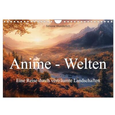 CALVENDO Anime Welten: Eine Reise durch verträumte Welten (Wandkalender 2026 DIN A4 quer), Monatskalender: Komm mit in magische Landschaften im Anime Style! ( Kunst) CALVENDO Anime Welten: Eine Reise durch verträumte Welten (Wandkalender 2026 DIN A4 quer), Monatskalender: Komm mit in magische Landschaften im Anime Style! ( Kunst)