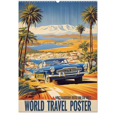 CALVENDO World Travel Poster nostalgische Reise um die Welt (Wandkalender 2026 DIN A2 hoch), Monatskalender: Kunstvolle Neuinterpretationen historischer Reiseplakate im Vintage-Stil ( Orte) CALVENDO World Travel Poster nostalgische Reise um die Welt (Wandkalender 2026 DIN A2 hoch), Monatskalender: Kunstvolle Neuinterpretationen historischer Reiseplakate im Vintage-Stil ( Orte)