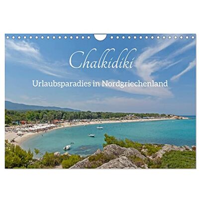 CALVENDO Chalkidiki Urlaubsparadies in Nordgriechenland (Wandkalender 2026 DIN A4 quer), Monatskalender: Chalkidiki gehört zu den beliebtesten Regionen Griechenlands. ( Orte) CALVENDO Chalkidiki Urlaubsparadies in Nordgriechenland (Wandkalender 2026 DIN A4 quer), Monatskalender: Chalkidiki gehört zu den beliebtesten Regionen Griechenlands. ( Orte)