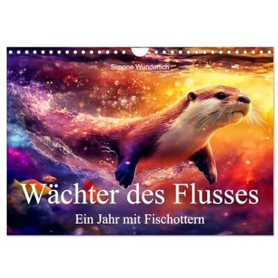 CALVENDO Wächter des Flusses Ein Jahr mit Fischottern (Wandkalender 2026 DIN A4 quer), Monatskalender: Otterglück zum Dahinschmelzen! ( Tiere) CALVENDO Wächter des Flusses Ein Jahr mit Fischottern (Wandkalender 2026 DIN A4 quer), Monatskalender: Otterglück zum Dahinschmelzen! ( Tiere)
