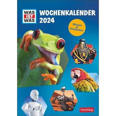 Harenberg WAS IST WAS Wochenkalender 2024. Jede Woche spannendes Wissen aus der beliebten Sachbuch-Reihe. Toller Wand-Kalender voller Bilder und Fakten für wissbegierige Kinder. Harenberg WAS IST WAS Wochenkalender 2024. Jede Woche spannendes Wissen aus der beliebten Sachbuch-Reihe. Toller Wand-Kalender voller Bilder und Fakten für wissbegierige Kinder.