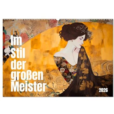 CALVENDO Im Stil der großen Meister (Wandkalender 2026 DIN A2 quer), Monatskalender: Die Momentaufnahme einer Interpretation ( Kunst) CALVENDO Im Stil der großen Meister (Wandkalender 2026 DIN A2 quer), Monatskalender: Die Momentaufnahme einer Interpretation ( Kunst)