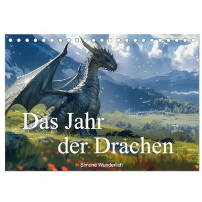 CALVENDO Das Jahr der Drachen (Tischkalender 2026 DIN A5 quer), Monatskalender: Ein wundervoller Drachen Kalender im Anime Stil ( Kunst) CALVENDO Das Jahr der Drachen (Tischkalender 2026 DIN A5 quer), Monatskalender: Ein wundervoller Drachen Kalender im Anime Stil ( Kunst)
