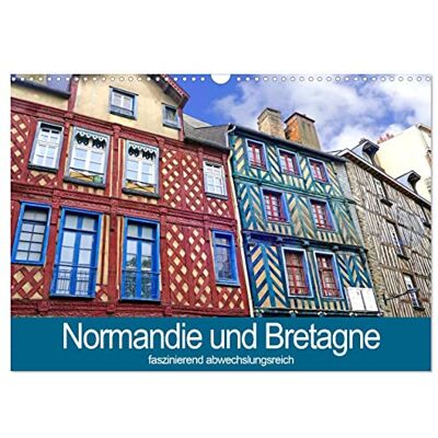 CALVENDO Normandie und Bretagne-faszinierend abwechslungsreich (Wandkalender 2026 DIN A3 quer), Monatskalender: Abwechslungsreichtum der Normandie und Bretagne in Szene gesetzt. ( Orte) CALVENDO Normandie und Bretagne-faszinierend abwechslungsreich (Wandkalender 2026 DIN A3 quer), Monatskalender: Abwechslungsreichtum der Normandie und Bretagne in Szene gesetzt. ( Orte)