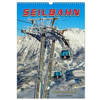 CALVENDO Nervenkitzel Seilbahn (Wandkalender 2026 DIN A3 hoch), Monatskalender: Nervenkitzel und beeindruckende Ingenieurskunst. ( Technologie) CALVENDO Nervenkitzel Seilbahn (Wandkalender 2026 DIN A3 hoch), Monatskalender: Nervenkitzel und beeindruckende Ingenieurskunst. ( Technologie)