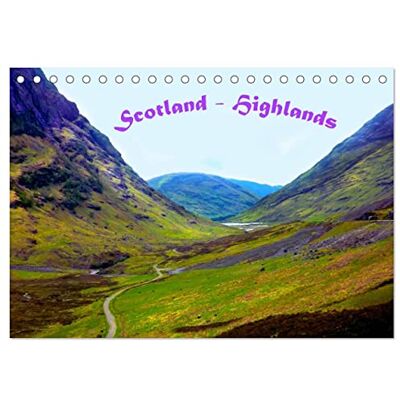 CALVENDO Scotland Highlands (Tischkalender 2026 DIN A5 quer), Monatskalender: Von Glencoe über Lochalsh nach Glasgow durch die Highlands ( Orte) CALVENDO Scotland Highlands (Tischkalender 2026 DIN A5 quer), Monatskalender: Von Glencoe über Lochalsh nach Glasgow durch die Highlands ( Orte)