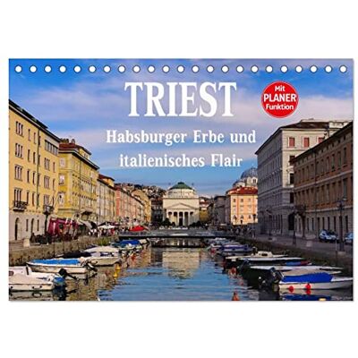 CALVENDO Triest Habsburger Erbe und italienisches Flair (Tischkalender 2026 DIN A5 quer), Monatskalender: Die Stadt Triest und ihre Sehenswürdigkeiten ( Orte) CALVENDO Triest Habsburger Erbe und italienisches Flair (Tischkalender 2026 DIN A5 quer), Monatskalender: Die Stadt Triest und ihre Sehenswürdigkeiten ( Orte)