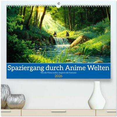 CALVENDO Spaziergang durch Anime Welten (hochwertiger Premium Wandkalender 2026 DIN A2 quer), Kunstdruck in Hochglanz: Ein Kalender, der Träume weckt ... für jeden Monat ( Kunst) CALVENDO Spaziergang durch Anime Welten (hochwertiger Premium Wandkalender 2026 DIN A2 quer), Kunstdruck in Hochglanz: Ein Kalender, der Träume weckt ... für jeden Monat ( Kunst)