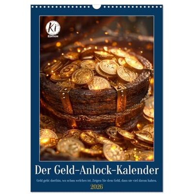 CALVENDO Der Geld-Anlock-Kalender (Wandkalender 2026 DIN A3 hoch), Monatskalender: Der Teufel sch...t auf den größten Haufen. Zeigen Sie ihm, wie groß Ihr Geldhaufen schon ist. ( Spass) CALVENDO Der Geld-Anlock-Kalender (Wandkalender 2026 DIN A3 hoch), Monatskalender: Der Teufel sch...t auf den größten Haufen. Zeigen Sie ihm, wie groß Ihr Geldhaufen schon ist. ( Spass)