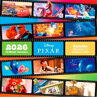Pyramid DISNEY PIXAR (COLLECTION) 2026 – Broschürenkalender 30×30 cm mit Motiven aus Toy Story, Cars, Nemo & Die Unglaublichen – Wandkalender für Disney- & Pixar-Fans Pyramid DISNEY PIXAR (COLLECTION) 2026 – Broschürenkalender 30×30 cm mit Motiven aus Toy Story, Cars, Nemo & Die Unglaublichen – Wandkalender für Disney- & Pixar-Fans