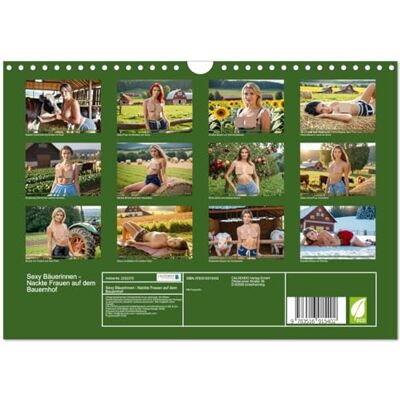 CALVENDO Kalender 2027 · Sexy Bäuerinnen Nackte Frauen auf dem Bauernhof Nackte Frauen mit Brüsten auf dem Bauernhof · Sinnliche Erotik, ländliche Kulissen und… · DIN A4 quer · Wandkalender CALVENDO Kalender 2027 · Sexy Bäuerinnen Nackte Frauen auf dem Bauernhof Nackte Frauen mit Brüsten auf dem Bauernhof · Sinnliche Erotik, ländliche Kulissen und… · DIN A4 quer · Wandkalender