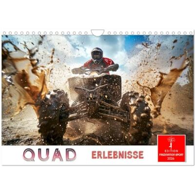 CALVENDO Quad Erlebnisse (Wandkalender 2026 DIN A4 quer), Monatskalender: Absoluter Fahrspaß und Naturgenuss in Einem. ( Sport) CALVENDO Quad Erlebnisse (Wandkalender 2026 DIN A4 quer), Monatskalender: Absoluter Fahrspaß und Naturgenuss in Einem. ( Sport)