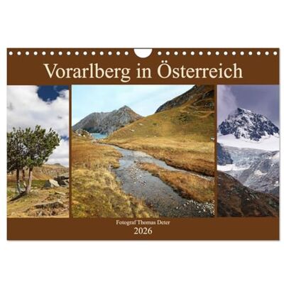 CALVENDO Vorarlberg in Österreich (Wandkalender 2026 DIN A4 quer), Monatskalender: Region Vorarlberg in Österreich ( Orte) CALVENDO Vorarlberg in Österreich (Wandkalender 2026 DIN A4 quer), Monatskalender: Region Vorarlberg in Österreich ( Orte)