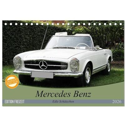 CALVENDO Mercedes Benz Edle Schätzchen (Tischkalender 2026 DIN A5 quer), Monatskalender: Der Kalender begeistert durch brilliante Fotos dieser begehrten Automarke ( Mobilitaet) CALVENDO Mercedes Benz Edle Schätzchen (Tischkalender 2026 DIN A5 quer), Monatskalender: Der Kalender begeistert durch brilliante Fotos dieser begehrten Automarke ( Mobilitaet)