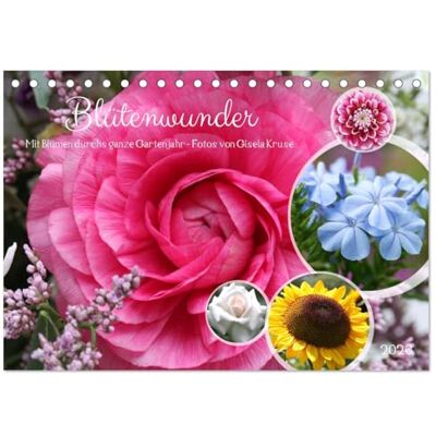 CALVENDO Blütenwunder Mit Blumen durchs ganze Gartenjahr (Tischkalender 2026 DIN A5 quer), Monatskalender: Blüten sind zarte Kunstwerke der Natur ( Natur) CALVENDO Blütenwunder Mit Blumen durchs ganze Gartenjahr (Tischkalender 2026 DIN A5 quer), Monatskalender: Blüten sind zarte Kunstwerke der Natur ( Natur)