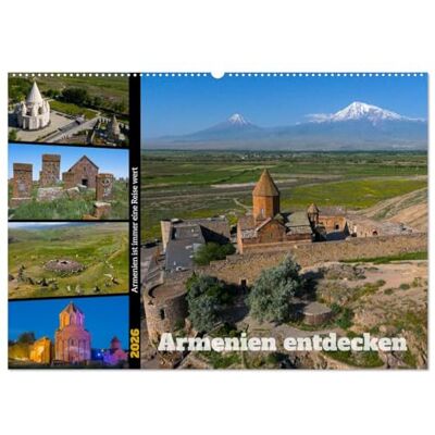 CALVENDO Armenien entdecken (Wandkalender 2026 DIN A2 quer), Monatskalender: Armenien, das erste christliche Land der Welt, hat viel zu bieten. ( Orte) CALVENDO Armenien entdecken (Wandkalender 2026 DIN A2 quer), Monatskalender: Armenien, das erste christliche Land der Welt, hat viel zu bieten. ( Orte)