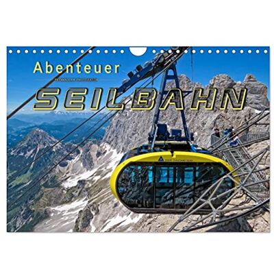 CALVENDO Abenteuer Seilbahn (Wandkalender 2026 DIN A4 quer), Monatskalender: Nervenkitzel und beeindruckende Ingenieurskunst ( Technologie) CALVENDO Abenteuer Seilbahn (Wandkalender 2026 DIN A4 quer), Monatskalender: Nervenkitzel und beeindruckende Ingenieurskunst ( Technologie)
