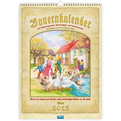 TROTSCH Trötsch Großbildkalender Bauernkalender 2025 mit Wetterprognosen Bauernregeln und Ferienterminen: Wandkalender TROTSCH Trötsch Großbildkalender Bauernkalender 2025 mit Wetterprognosen Bauernregeln und Ferienterminen: Wandkalender