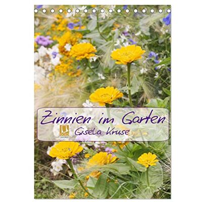 CALVENDO Zinnien im Garten (Tischkalender 2026 DIN A5 hoch), Monatskalender: Kunterbunte, fröhliche Blütenporträts ( Natur) CALVENDO Zinnien im Garten (Tischkalender 2026 DIN A5 hoch), Monatskalender: Kunterbunte, fröhliche Blütenporträts ( Natur)