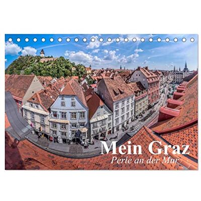 CALVENDO Mein Graz. Perle an der Mur (Tischkalender 2026 DIN A5 quer), Monatskalender: Steiermarks Perle und zauberhafte Landeshauptstadt ( Orte) CALVENDO Mein Graz. Perle an der Mur (Tischkalender 2026 DIN A5 quer), Monatskalender: Steiermarks Perle und zauberhafte Landeshauptstadt ( Orte)