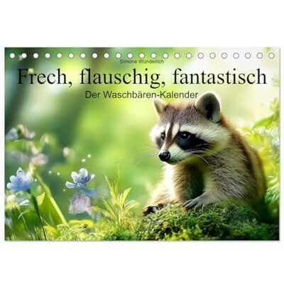 CALVENDO Frech, flauschig, fantastisch Der Waschbären-Kalender (Tischkalender 2026 DIN A5 quer), Monatskalender: Ein Jahr mit den frechen Waschbären ( Tiere) CALVENDO Frech, flauschig, fantastisch Der Waschbären-Kalender (Tischkalender 2026 DIN A5 quer), Monatskalender: Ein Jahr mit den frechen Waschbären ( Tiere)