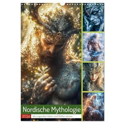 CALVENDO Nordische Mythologie (Wandkalender 2026 DIN A3 hoch), Monatskalender: Mächtig, mystisch und voller Magie diese Reise führt dich tief hinein ... Welt der nordischen Götter. ( Glaube) CALVENDO Nordische Mythologie (Wandkalender 2026 DIN A3 hoch), Monatskalender: Mächtig, mystisch und voller Magie diese Reise führt dich tief hinein ... Welt der nordischen Götter. ( Glaube)